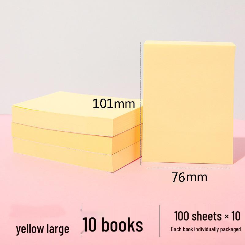 Cute High-Value Sticky Notes: Strong Adhesion Memo Pads & Index Stickers for Students