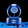 Dandelion Crystal Ball Night Light - Unique Gift for Girls' Birthdays & New Year Ornaments
