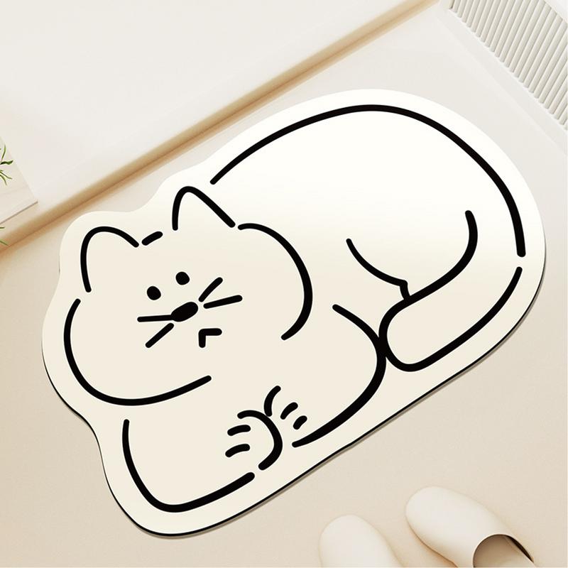 Коврик для душа Диатомитовый коврик для двери в плавательный бассейн Нескользящие — фото 5