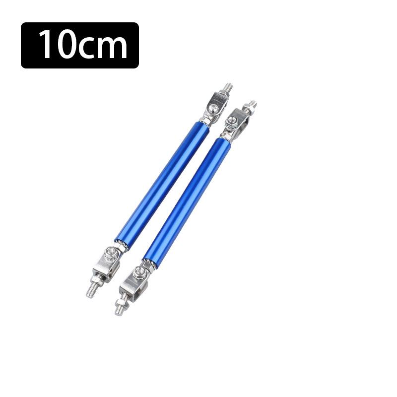 2x Univerzální Závodní Nastavitelná Přední Zadní Lišta Nárazníku Rozdělovač Podpěrná Tyč Sada Závodní 75mm/100mm/150mm/200mm Styling Auta Tunning