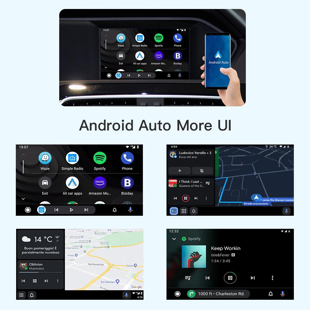 CARABC Wireless Carplay Suitable For Mercedes Benz A B C E CLA GLA GLK ML Sprinter NTG4.5 Becker Module Android Auto Navigation