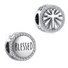 Faith Blessed Prayer Cross Charm Bead Fit Original Fashion Bracelet Diy For Women Jewelry