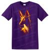 Camiseta Retrato de Perro Estilosa Gráfica Amantes de los Perros Camiseta Canina con Orejas Rojas Arte