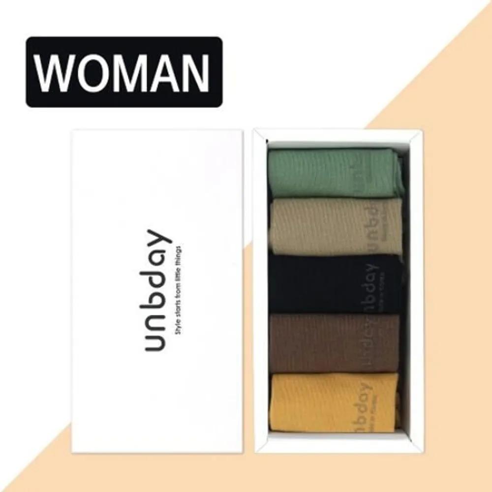 Unbiday women s colored ankle socks 1SET