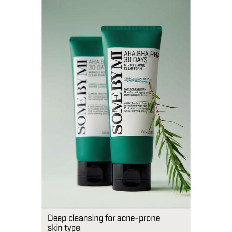 SOME BY MI - AHA,BHA,PHA 30 Days Miracle Acne Clear Foam