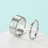 Kinial 2026 New Unisex Couple Rabbit Promise Ring Delicate Stainless Steel Punk Commemorative Rabbit Jewelry Traditional