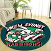 1pc Football Team (16) Design Printed Area Round Carpet for Bedroom Living Room Home Decor Rugs Mat Non Slip Mat Rug for Bedside