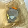 Cute Cartoon Creative  Wolf Lazy Plush Keychain Backpack Doll Squeezing Doll Pendant Gift