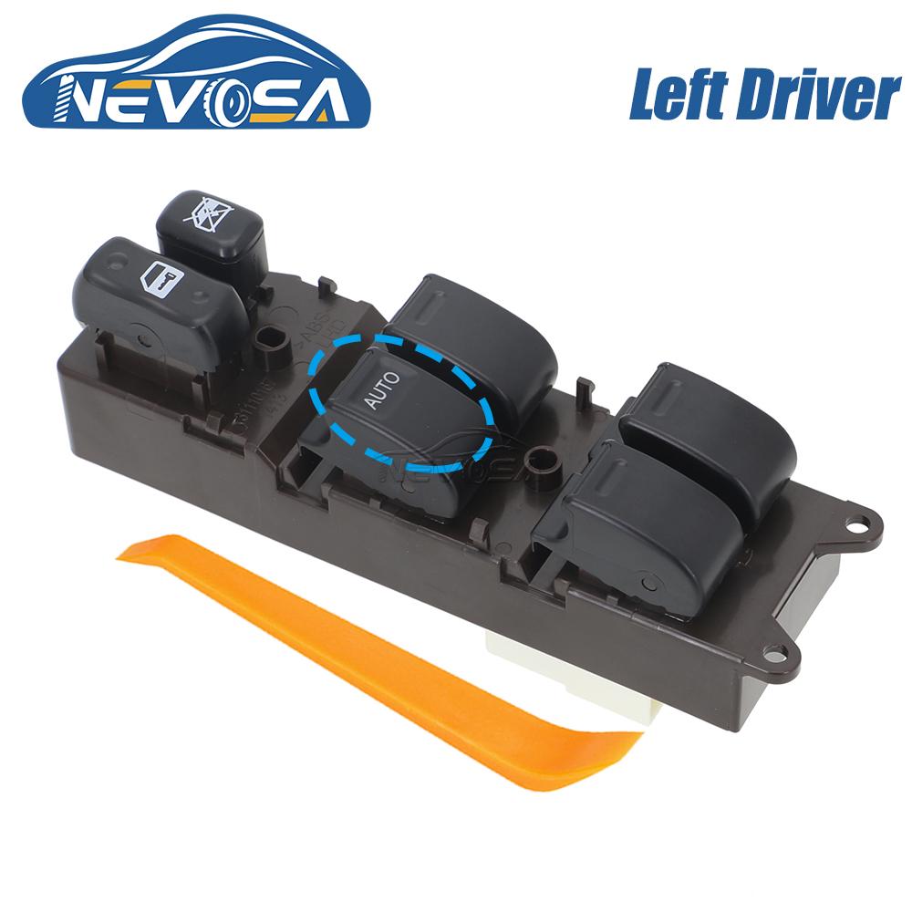 84820-60130 84820-60120 Front Left Right Side Power Window Switch For Toyota Land Cruiser 100 DOHC 4.7L 1998 1999 2000 2001 2002