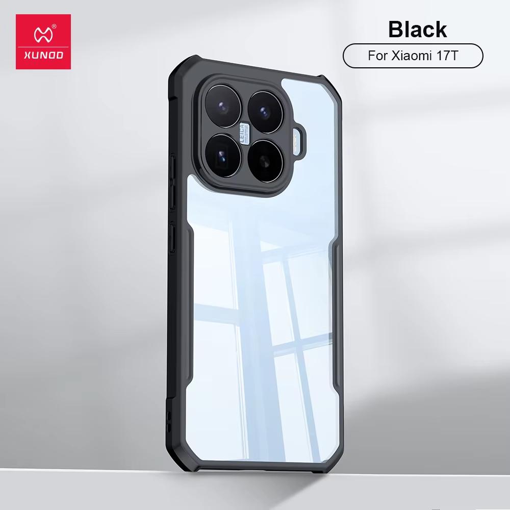 Per Xiaomi 17T Pro Custodia Mi 17 T Cover Trasparente XUNDD Paraurti Ammortizzante Airbag Custodie Protettive