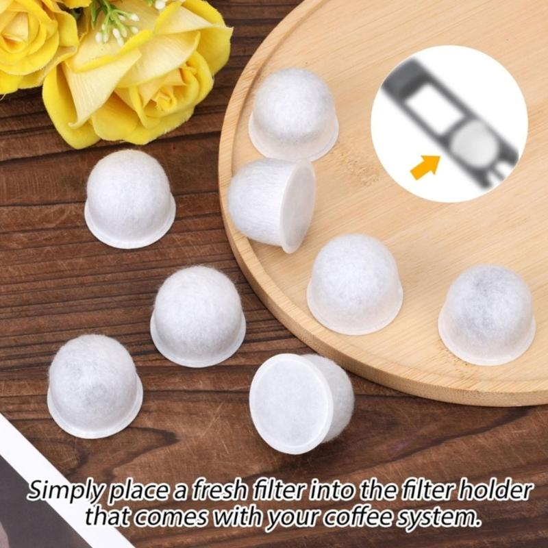 6PCS Water Filters Coffee Filter Home Coffee Brewing Filter Coffee Machines Part Suitable for WGCM100S WGCM110S WGCM120S