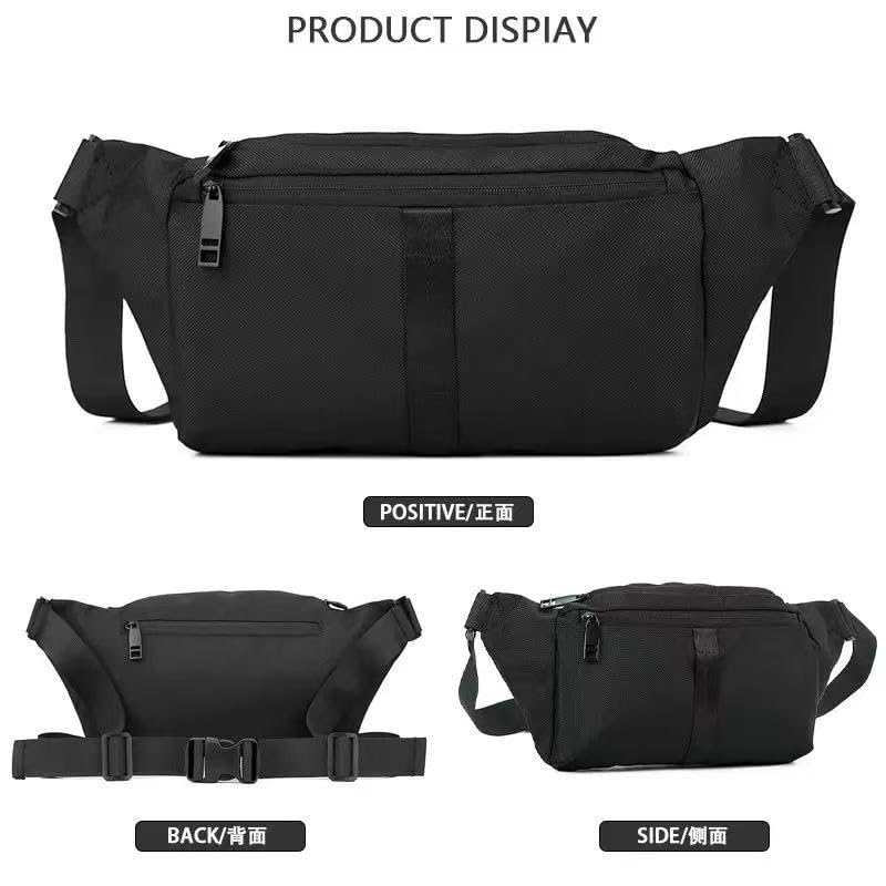 LEOLEO Lightweight Sports Shoulder Perfect for and with Multifunctional Waist Pouch and Hip and Compact Design Bag, Commuting, Travel, Cycling, Bag,