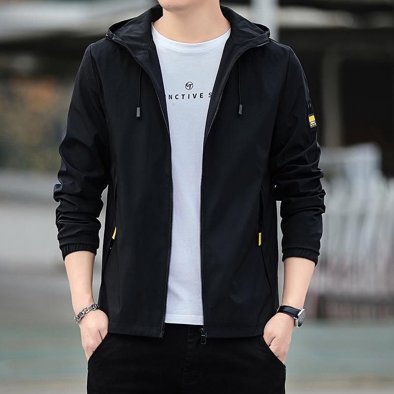 Men's Jacket Autumn and Winter Thickened Velvet Brand Trendy Handsome Casual Tops Young Men's Clothing
