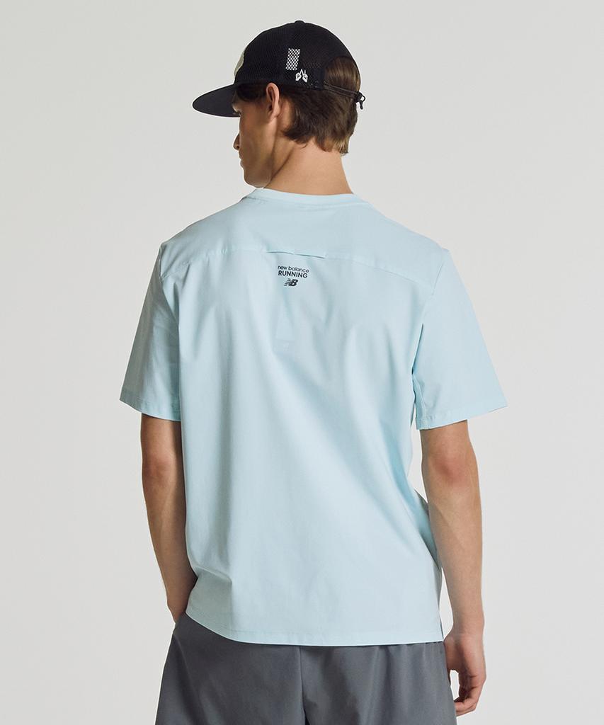 Nyuballanseu Nbneg35603 / Uni Frozen Tricot Short Sleeve Tee (L/Blue)