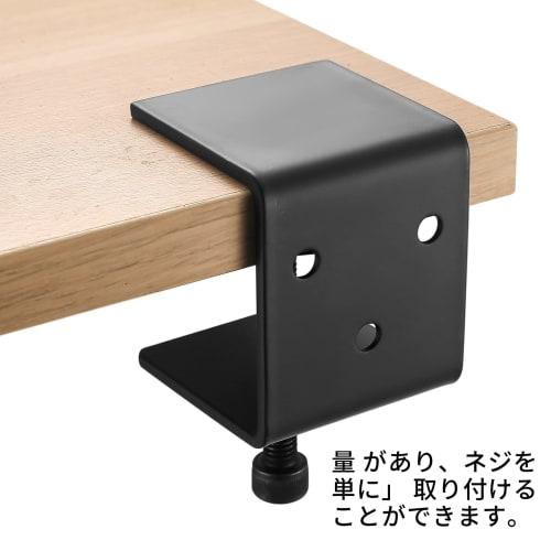 Set of 2 Adjustable Bracket Clamps, L-Shaped Table Clamps, Supports, Reinforced Metal Fixing Brackets, Kitchen, Bathroom, Bedroom, Shelf Brackets, Wal