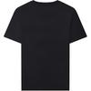 Fila SS24 Cotton Simple Round Neck Knitted Short Sleeve T-Shirt Men Tops Black F61M427103ABK