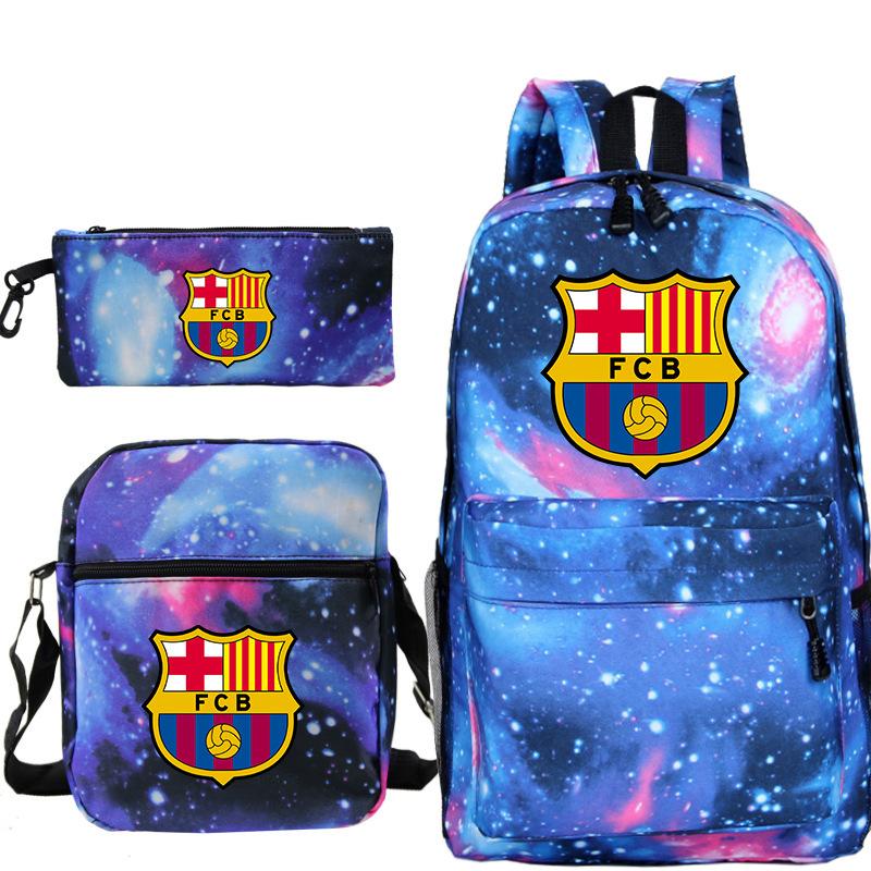 Lionel Messi · Perifere Rugzak Student Schooltas Schoudertas Etui Drie Delige Set three-piece set