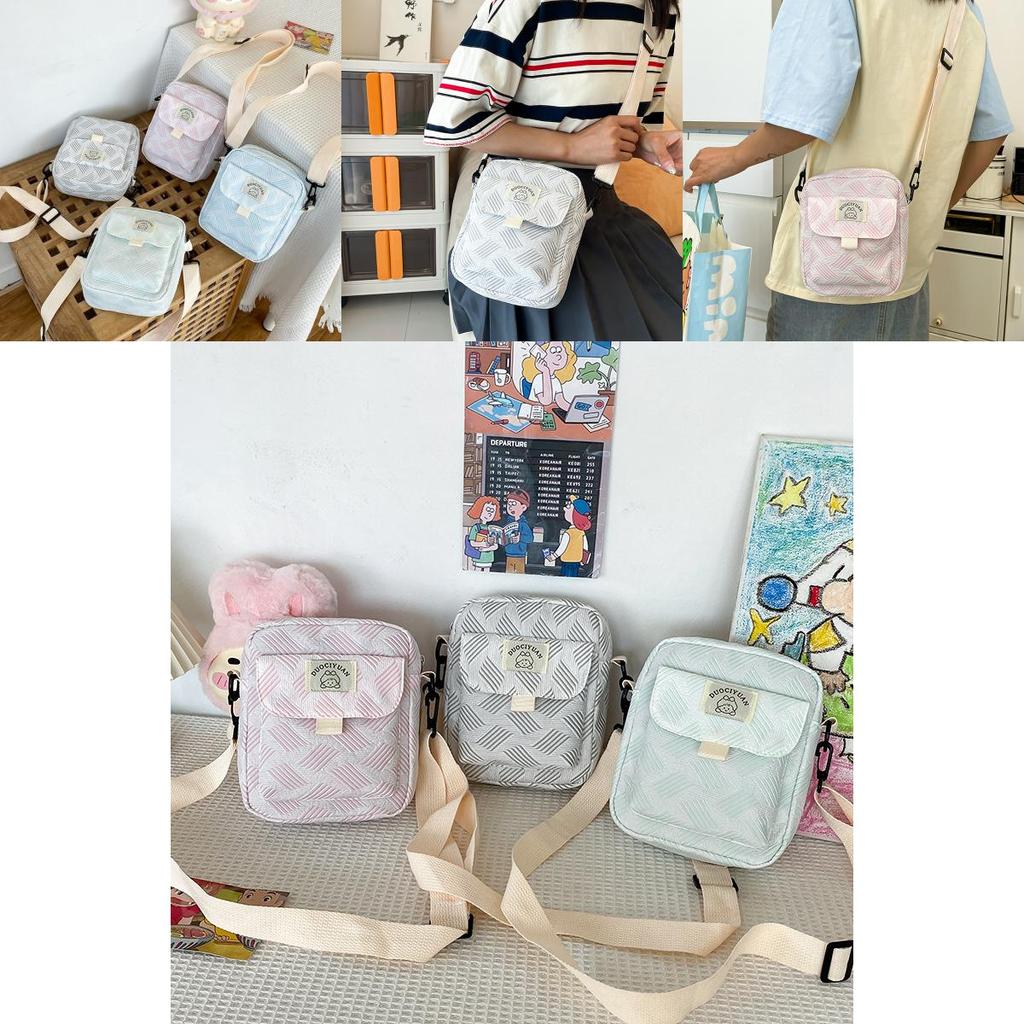 Adorable Japanese Cute Small Fresh Girls Crossbody Bag For Daily Casual Use