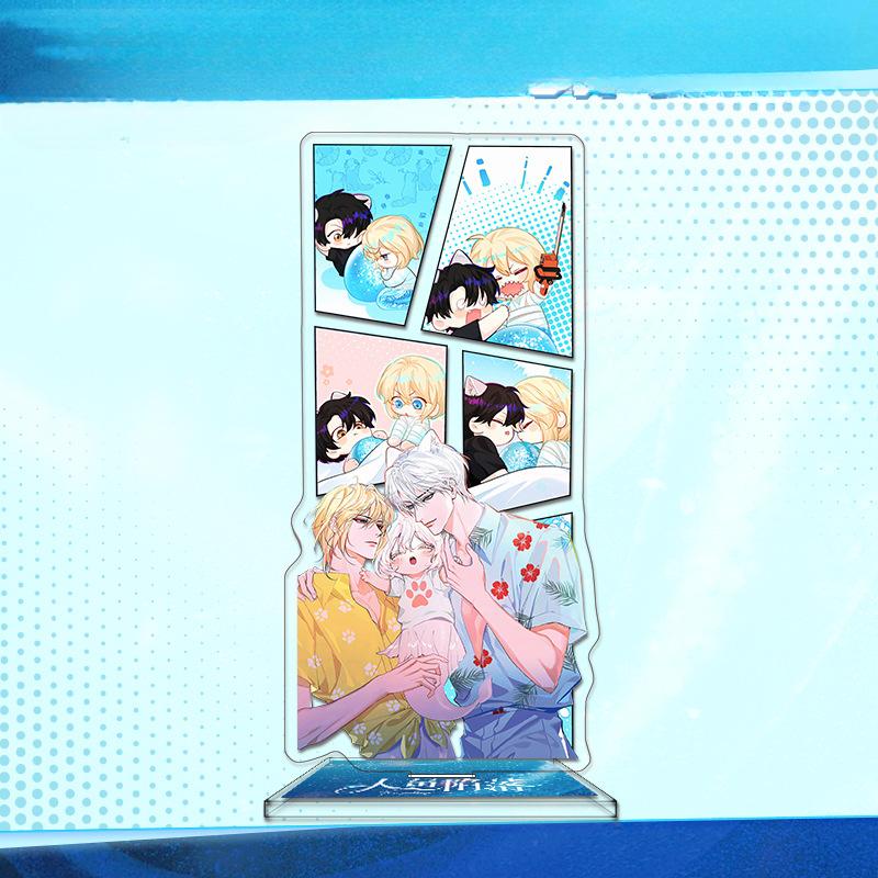 Jinyu Luoluo Series Acrylic Standing Sign HD Double-Sided Sandwich Craft White Chu Year Lanbo Rami Friends around