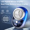 Mini Electric Shaver Portable Pocket Size Rechargeable Razor Waterproof Grooming Tool for Men Travel Office Business Trip