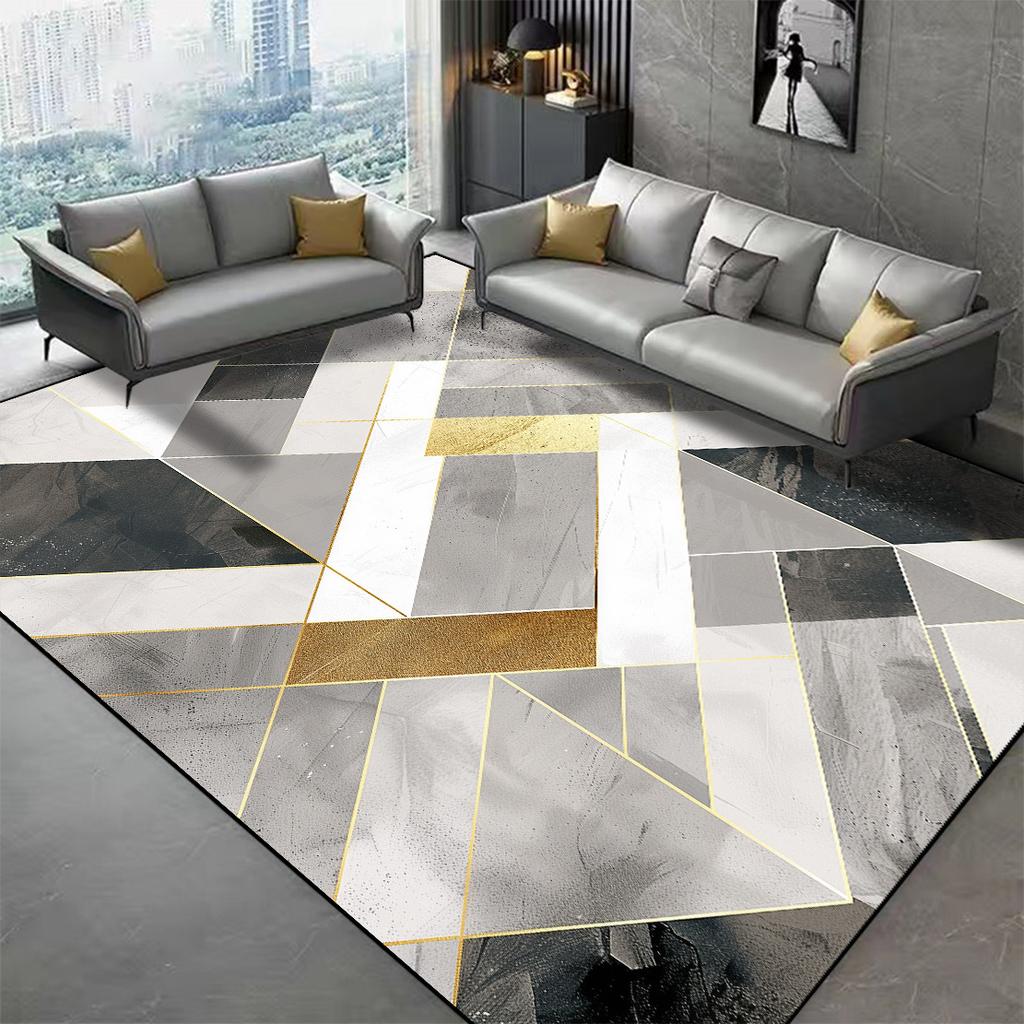 Modern Simple Living Room Rugs Non-slip Household Mat Washable Bedroom Decor Bedside Carpet Large Size Floor Mats 160x200cm