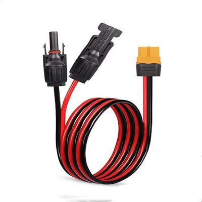 3M(10 ft) Solar XT60 Şarj Uzatma Kablosu 12AWG Mc-4 ile Uyumlu XT60 Giriş Portu Taşınabilir Güç İstasyonu için XT60 Adaptör Kablosu