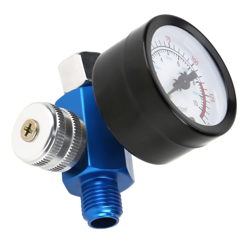 1/4" Spray Paint Gun Air Pressure Regulator Pressure Gauge Pneumatic Tool Accessory Spray Gun Regulator Spray Gun Accessory
