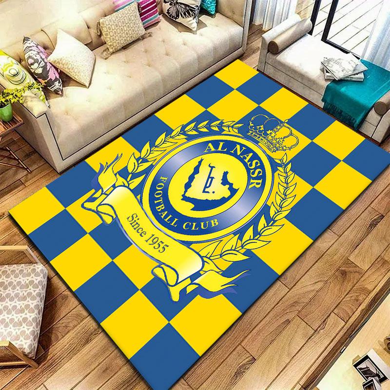 Al-Nassr Carpet Rug for Living Room Bedroom Home Sofa Decoration,Kids play Non-slip Floor Mat