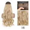 XINRAN Moda Damska Kolor Ombre Niewidoczny Długi Doczepiany Włos Syntetyczny Włókno Długie Falowane Ombre Cosplay Codzienne Noszenie Bez Klipsów Przedłużanie Włosów