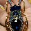 Large Boho-Inspired Beetle Brooch with Sparkling Zirconia Luxury Women'S Coat Accessory Party Accessory Detailed Craftsmanship