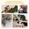 Cat Tree Scratching Scratcher Post Kitten Activity Centre Climber Hanging Ball Beige