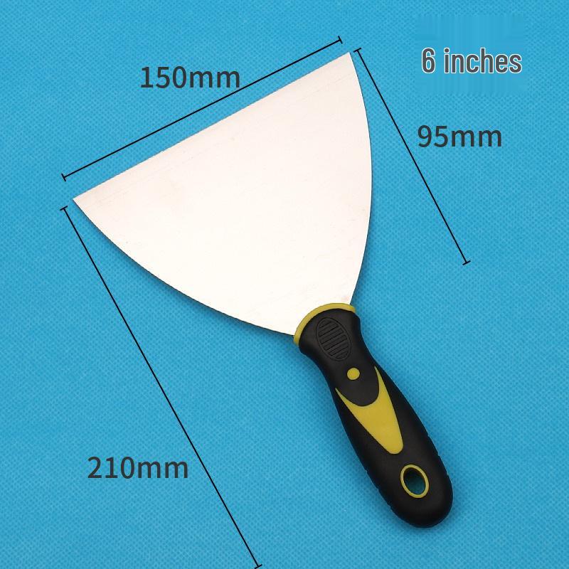 Stainless Steel Two-Color Handle Putty Knife for Household & Industrial Use