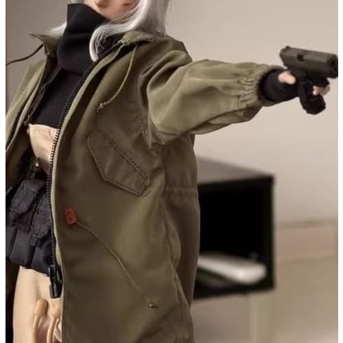TOYBARJAPAN 1/6 Scale Action Figure Special Offer: Beautiful Female Fashion Military-Style Jacket Coat for TBLeague Body (Head, Body, and Other Outfit