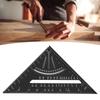 7 Inch 90 Degree Rafter   Protractor Aluminum Alloy Woodworking Triangular Ruler Multi Angle Msuring Marking Tool
