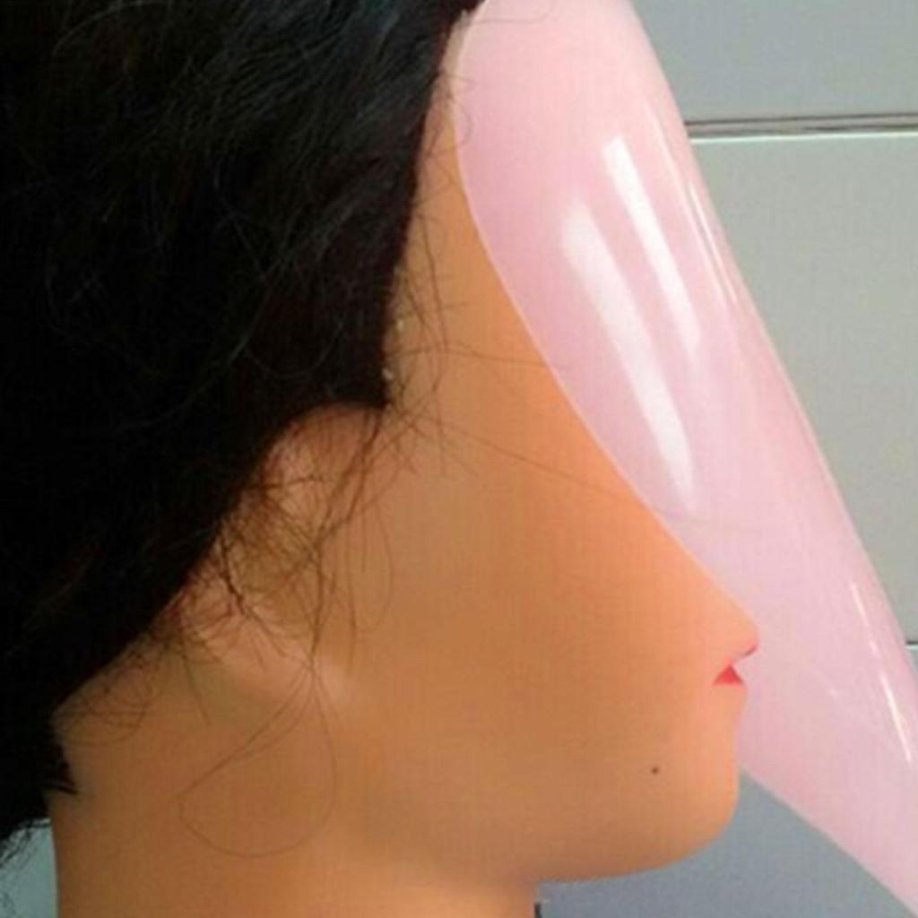 Hairspray Face Cover Professional Hair Tool for Bang Baffle Face Visor Salon Face Cover Transparent Goggles Hairspray Eye