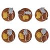 Christmas Cat Cookie Cutters Set Cartoon Pressable Biscuits Mold Plastic Cookie Stamps DIY Baking Tool Easy to Clean
