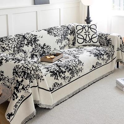 Šakų rašto sofos užklotas, daugiafunkcis, spalvotas, baldų užvalkalas, patvarus audinys, atsparus dulkėms, apsaugantis nuo įbrėžimų, namų svetainės dekoras