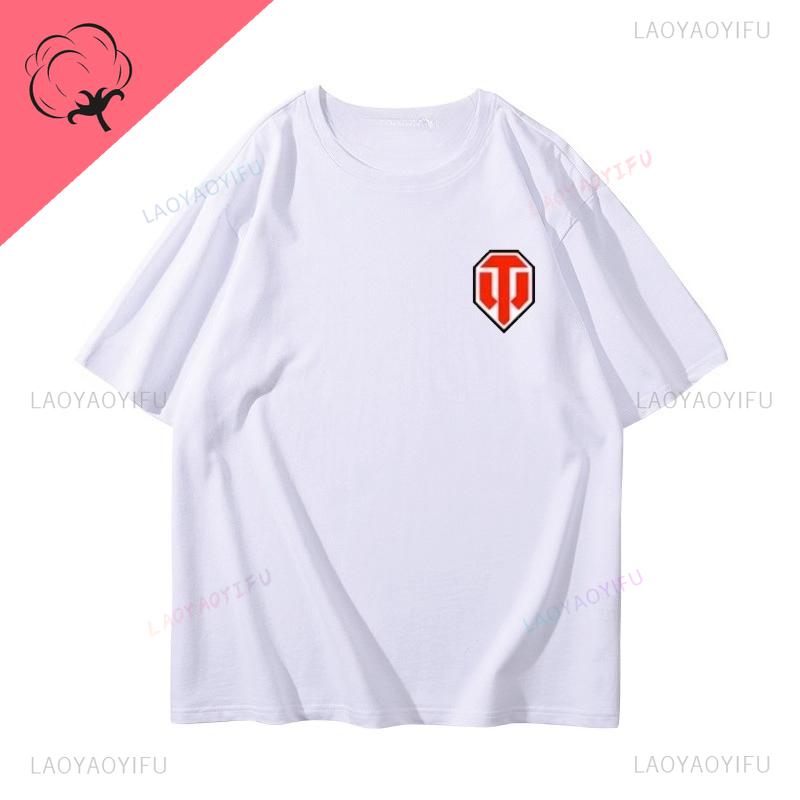 Gamer World Of Tanks T Shirt Military Enthusiast Game Printed Tee Cotton ONeck Streetwear Best Seller Graphic Y2k Clothes Unisex