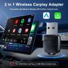 Wireless Wireless CarPlay Dongle 2 in 1 Android Auto Adapter  Factory Wired CarPlay Cars