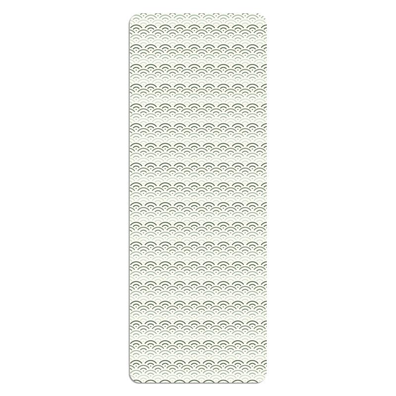 Suede Printed Yoga Mat Rubber Yoga Mat Foldable Anti Slip Wear-resistant Fitness mat Ultra-thin Folding Cushion 68/80cm*1.5mm