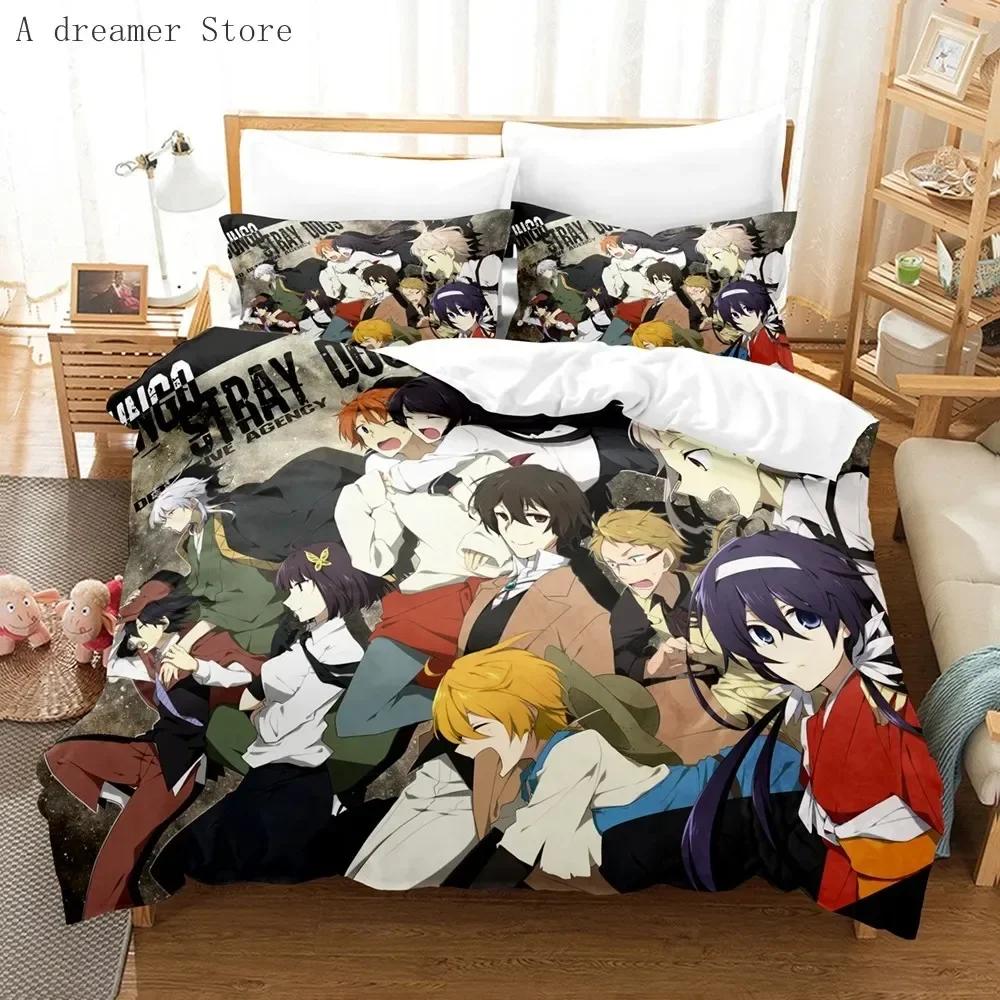 Bungo Stray Dogs Nakahara Chuuya Bedding Set Single Twin Double Queen King Cal King Size Bed Linen Set