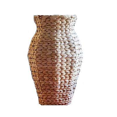 1Pcs Lincao Vase Grass Woven Vase Dry Flowerpot Woven Flower Vase Rattan Holder Woven Basket