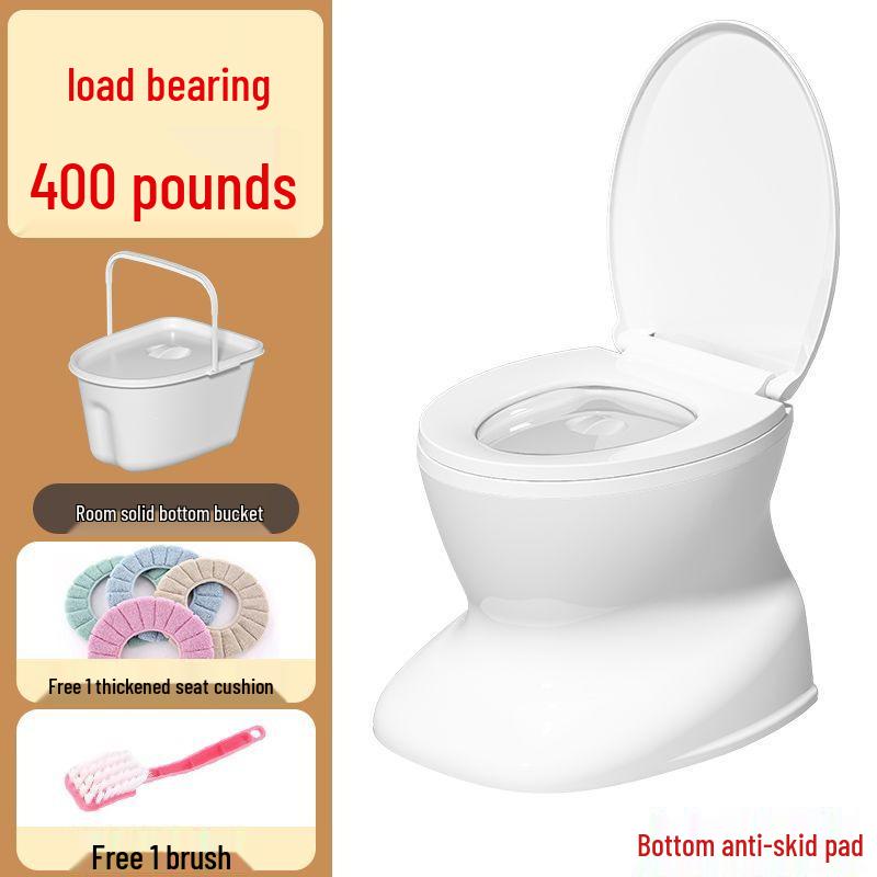 Portable Anti-Odor Toilet Seat for Elderly and Adults