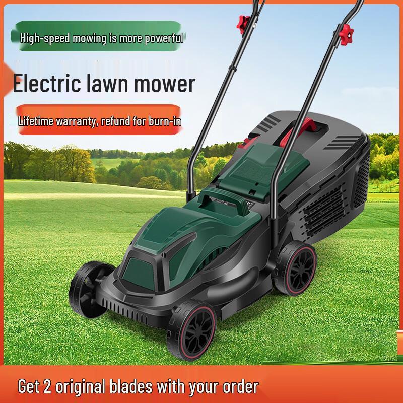 Longlida Cordless Lawn Mower CN Plug (adapter Included)