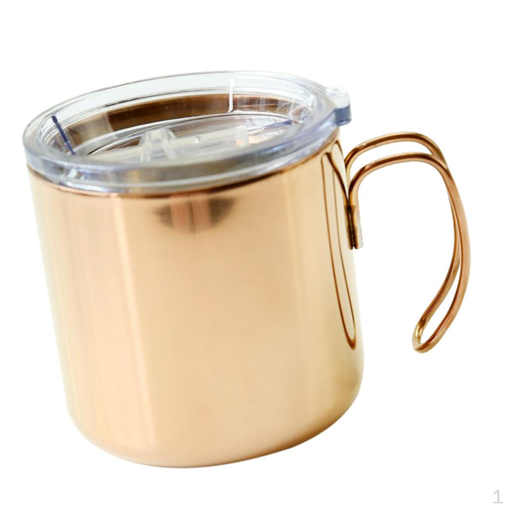 Vacuum Insulated Mugs, Stainless Steel Coffee Metal and tea Cups, for , Outdoor,