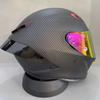 DOT Approved Matte Grey Red Helmet Men and Women Riding Full Face Motorcycle Helmet Motocross Scooter Big Spoiler Helmet Casque
