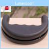 Durable Rubber Handle For Dogs And Cats Non-expanding Leash Handle Black Color 11*8cm