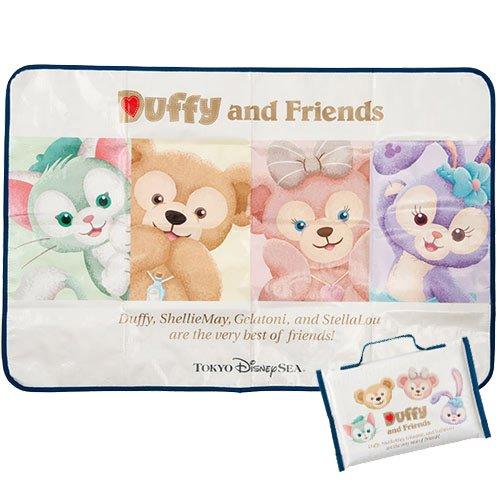 Duffy & Friends Picnic Sheet featuring Duffy, ShellieMay, Gelatoni, and StellaLou [Tokyo DisneySea Exclusive]