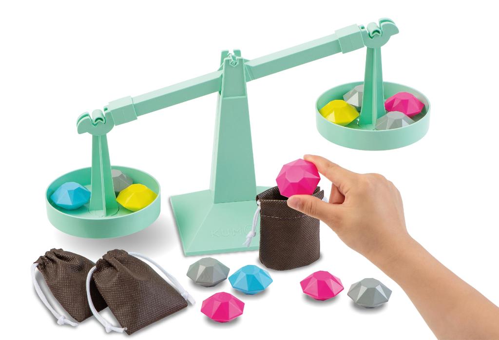 Kumon Publishing Compare Weights and Make Balance Logic Puzzle Arithmetic Balance Problem Junior High School Entrance Exam Logical Thinking KUMON