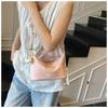 Niche simple 2025 new women's bag casual fashion portable shoulder bag versatile solid color underarm bag